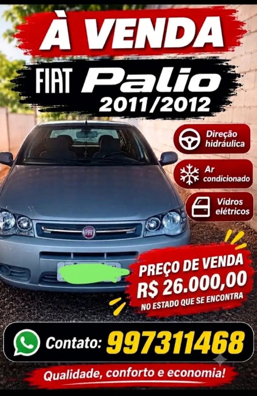 Fiat Palio Palio 1.0 ECONOMY Fire Flex 8V 4p 2012