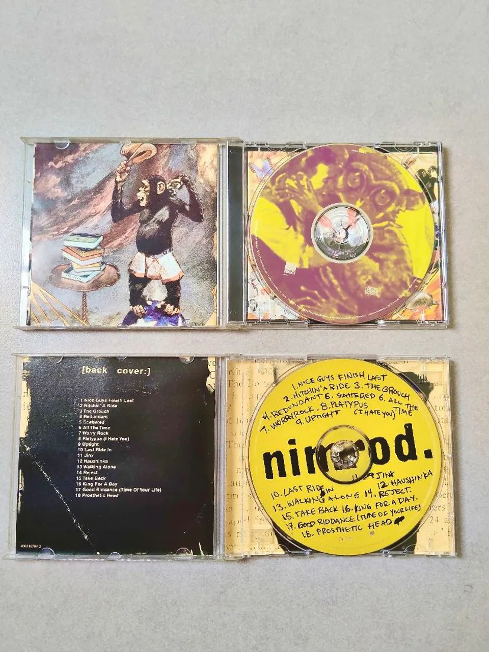 2 CDs Green Day - Nimrod e Insomniac - Foto 3