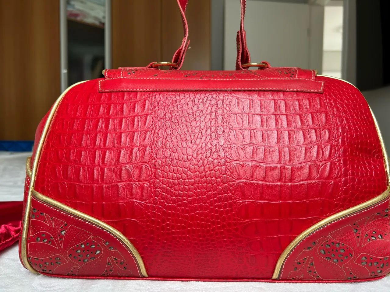 Bolsa Carmen Steffens couro legítimo  - Foto 5