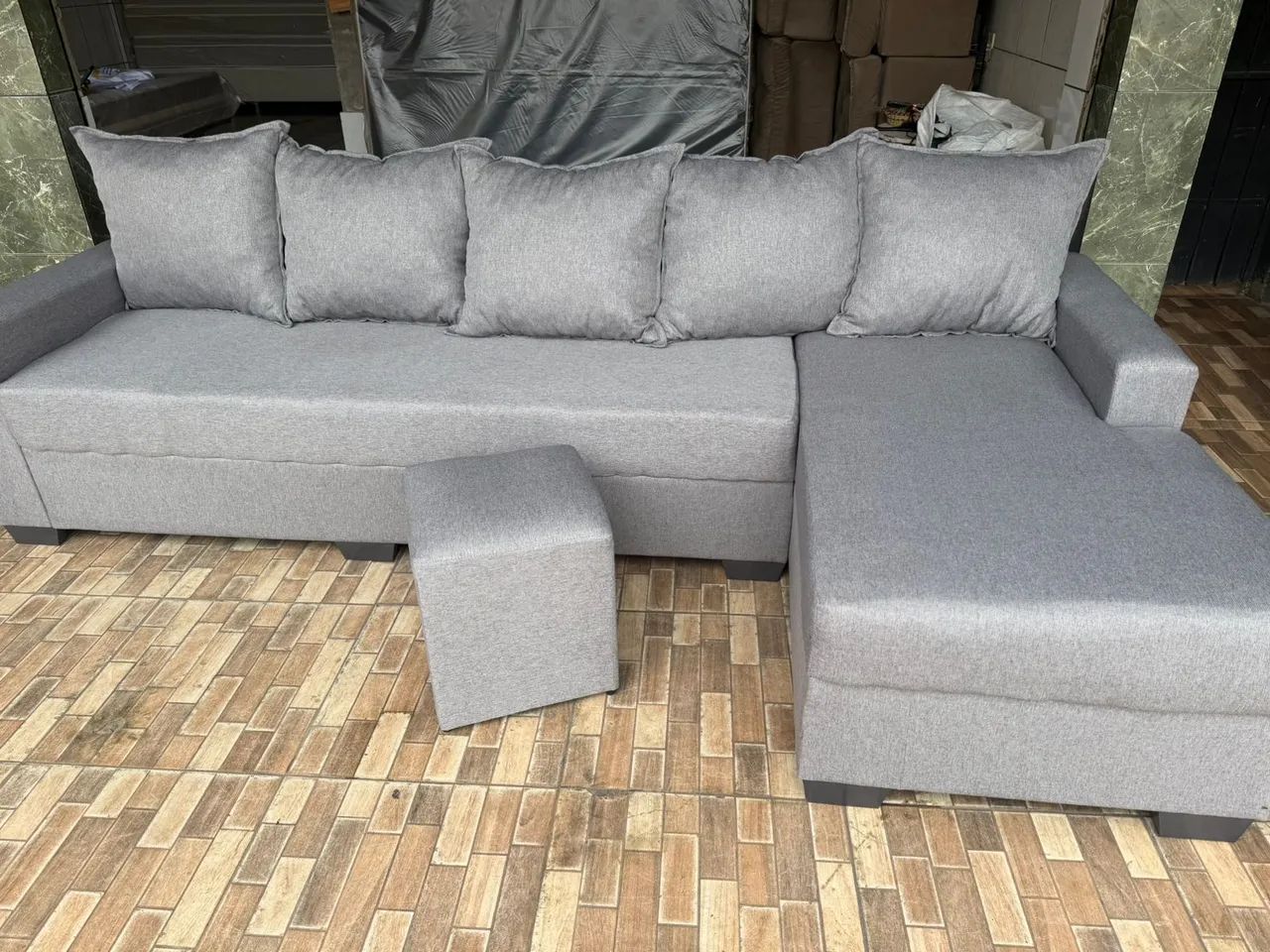 PREMIUM CHAISE LOUNGE SOFA, 5-SEATER65566182680962123