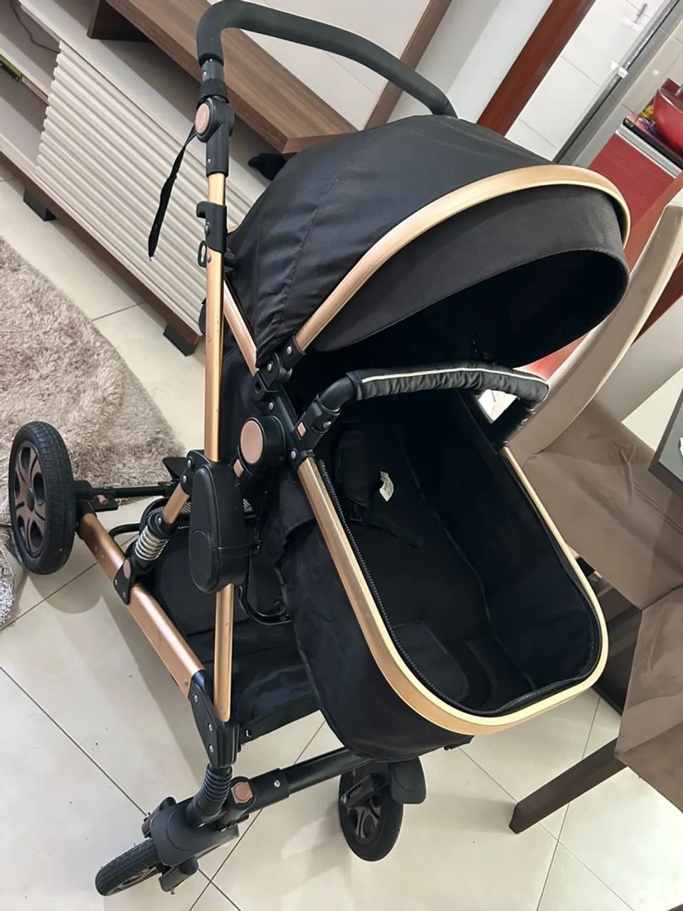 Carrinho de bebê Completo + bebê conforto  - Foto 3