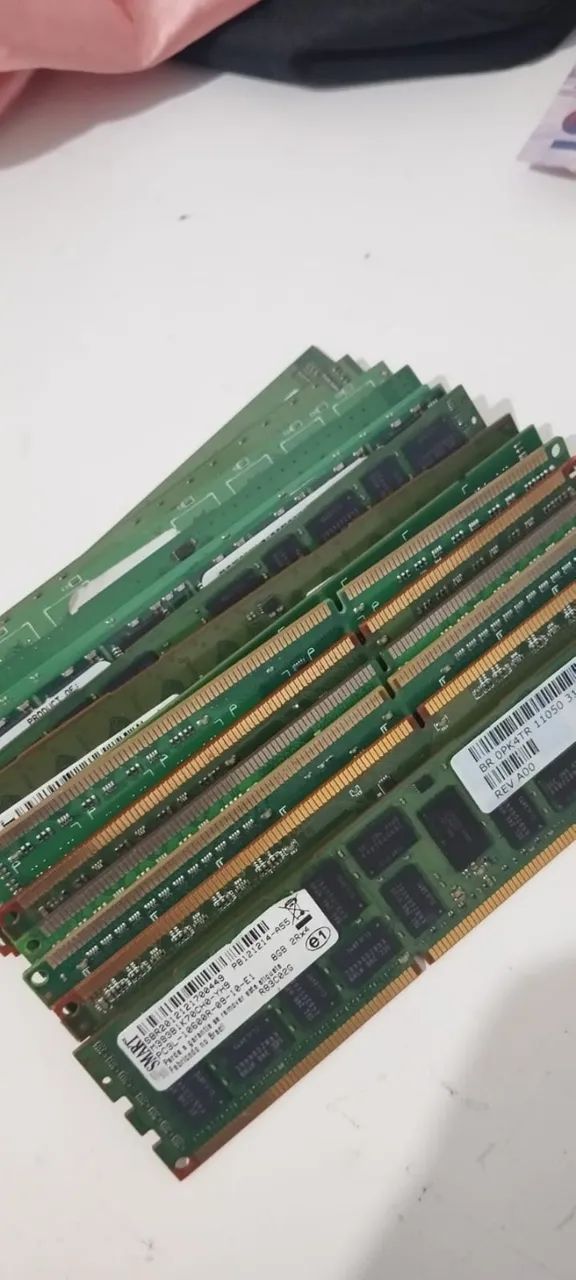 Lote peças de informática (Memória RAM, CPU, etc...) - Foto 3