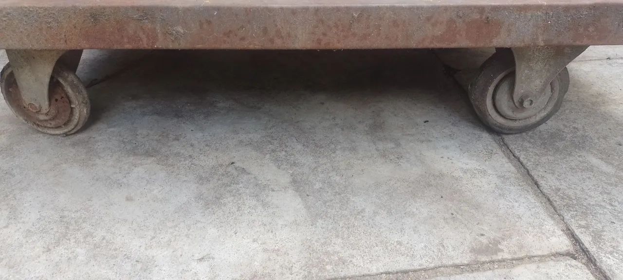 Carrinho baixo plataforma para restaurar - Foto 2