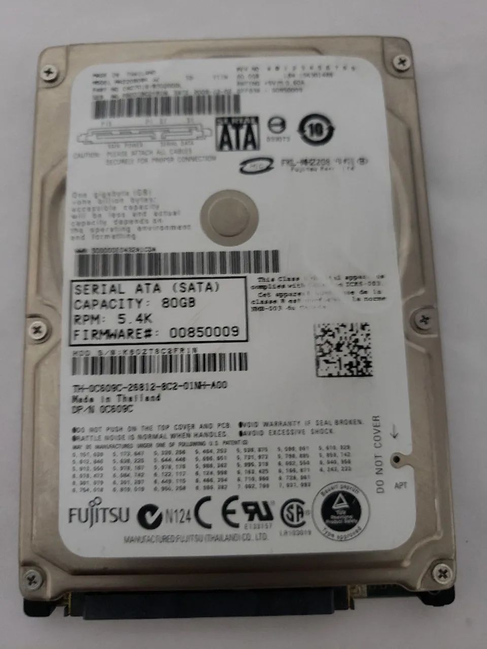 HD Notebook 80 GB Fujitsu  - Foto 3