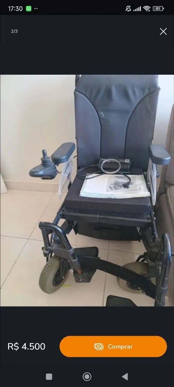 CADEIRA MOTORIZADA B400 - Foto 2