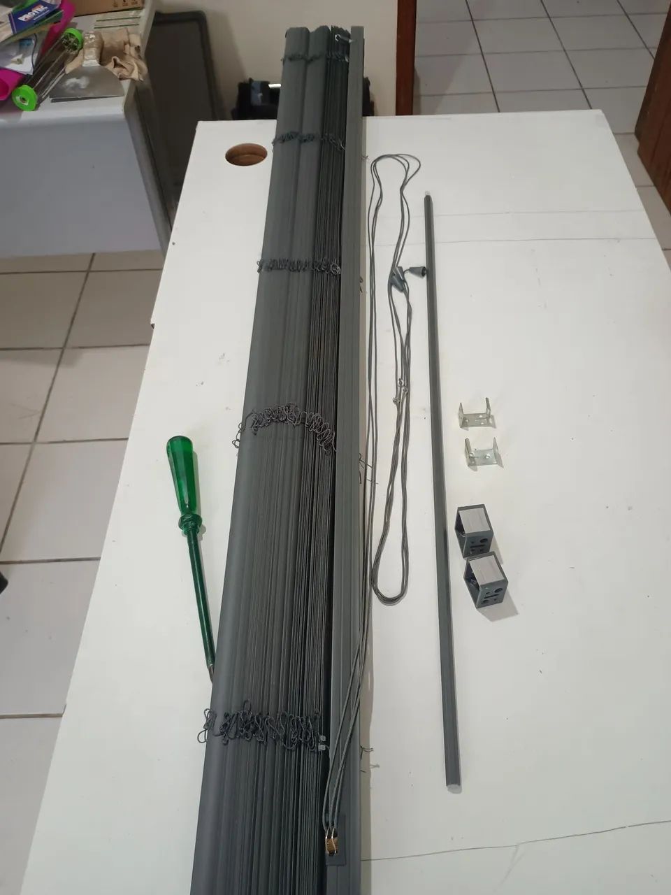 Persiana cinza chumbo em ótimo estado.  - Foto 4