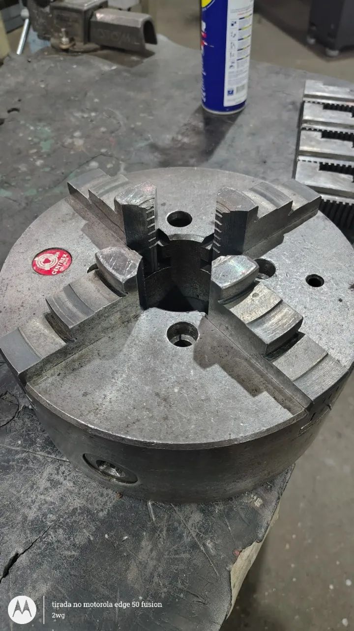 Placa para torno 