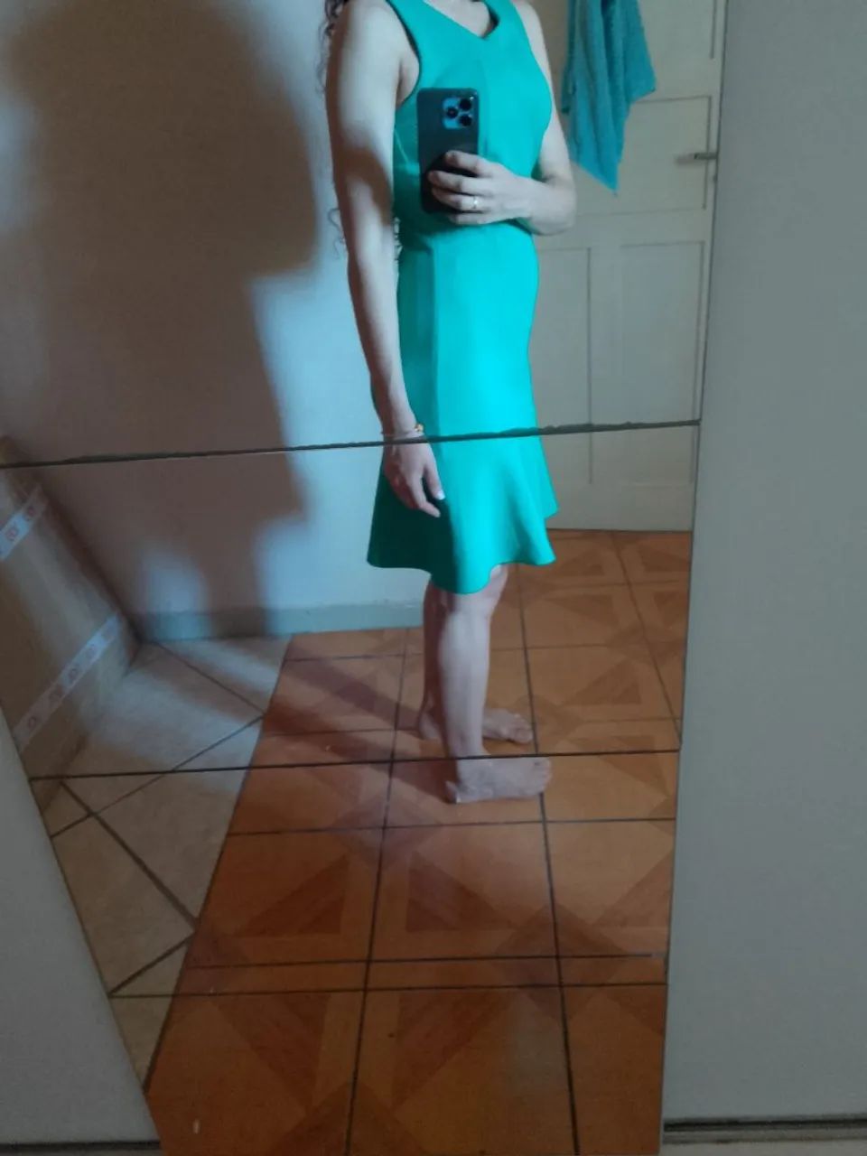 Vestido verde yessica city - Foto 2
