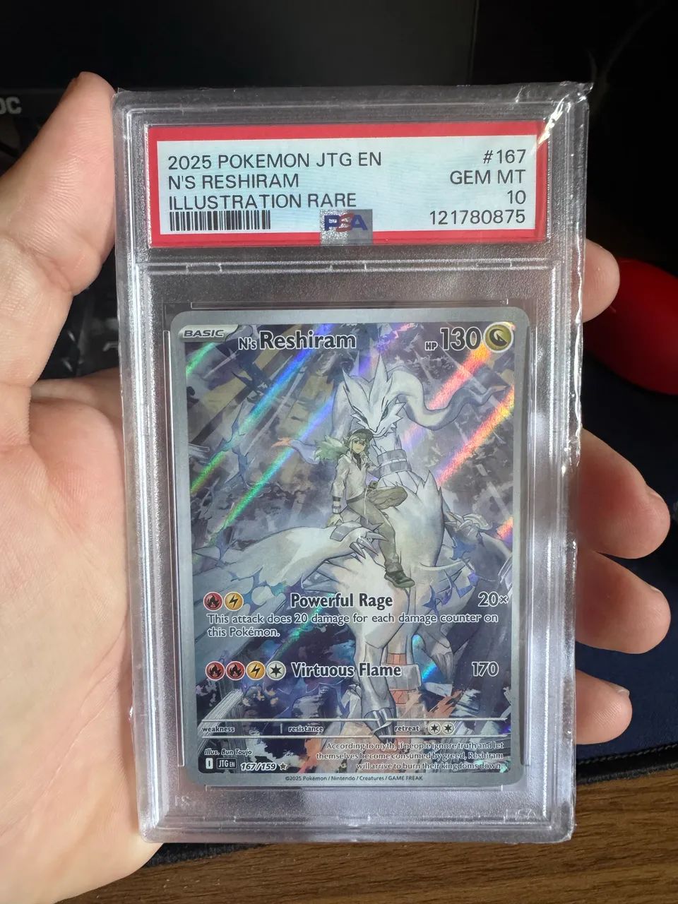 Pokemon Reshiram PSA10