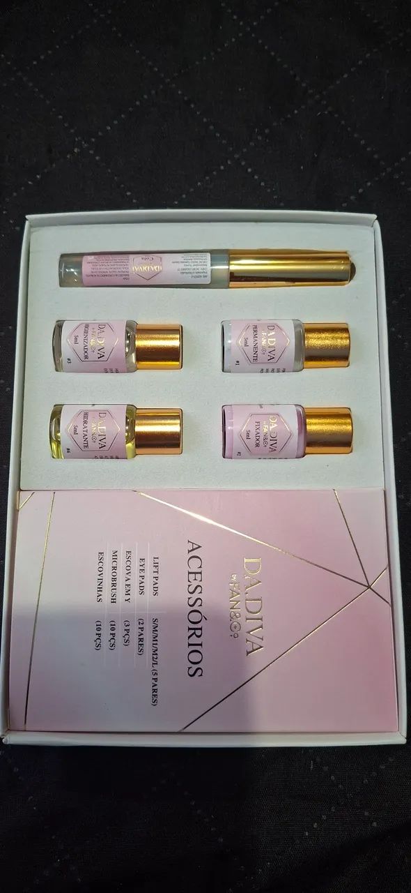 Material de cílios lash lifting 