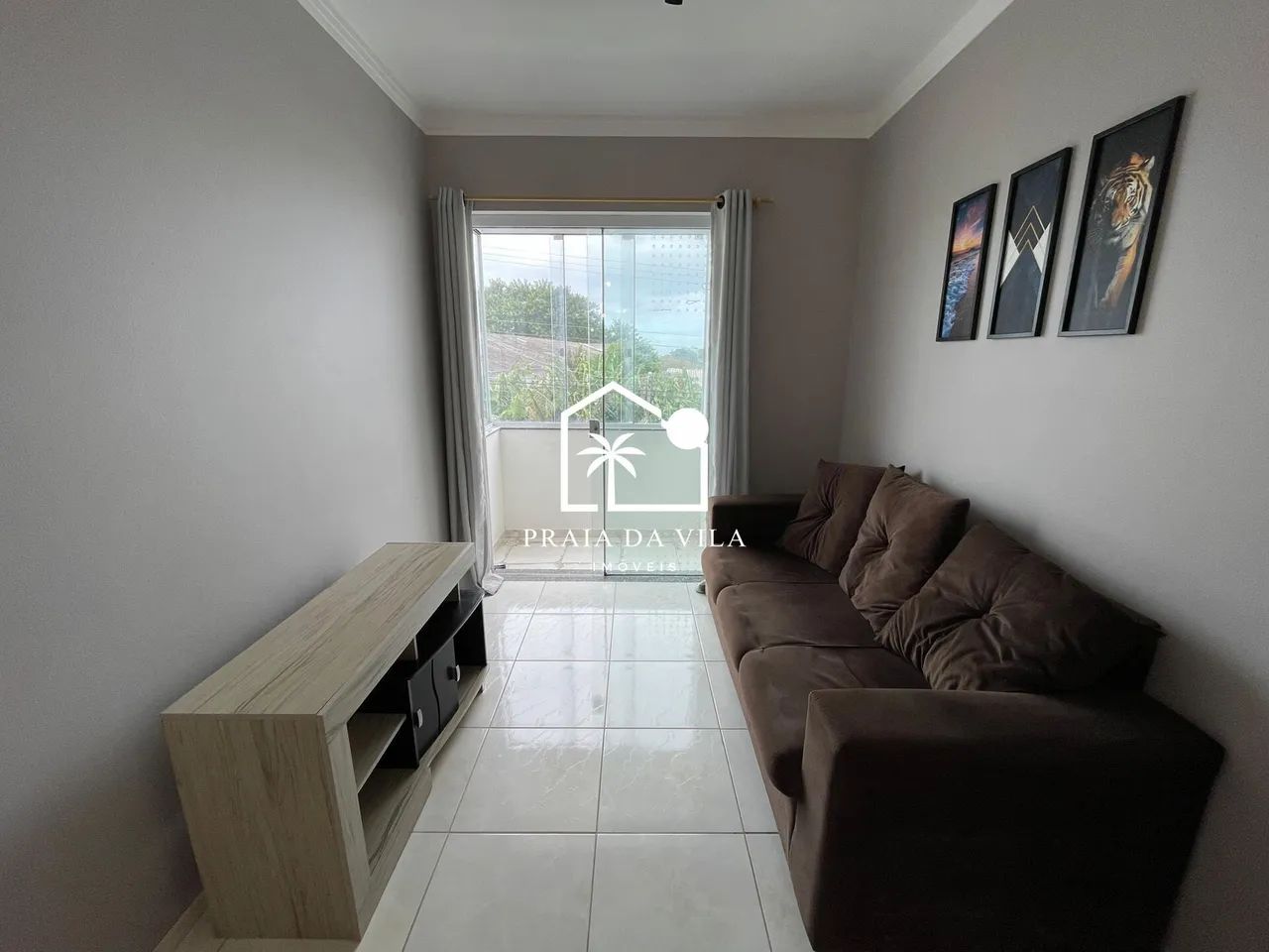 Apartamento a 650m da Praia da Vila com 2 Dormitórios e Sacada com Churrasqueira - Foto 3