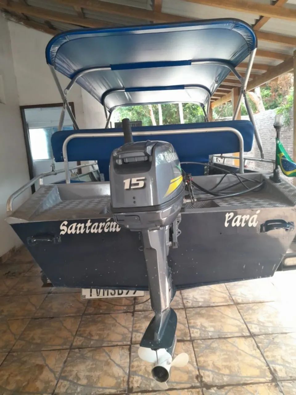 Lancha nova com motor Yamaha 15 HP - Foto 2