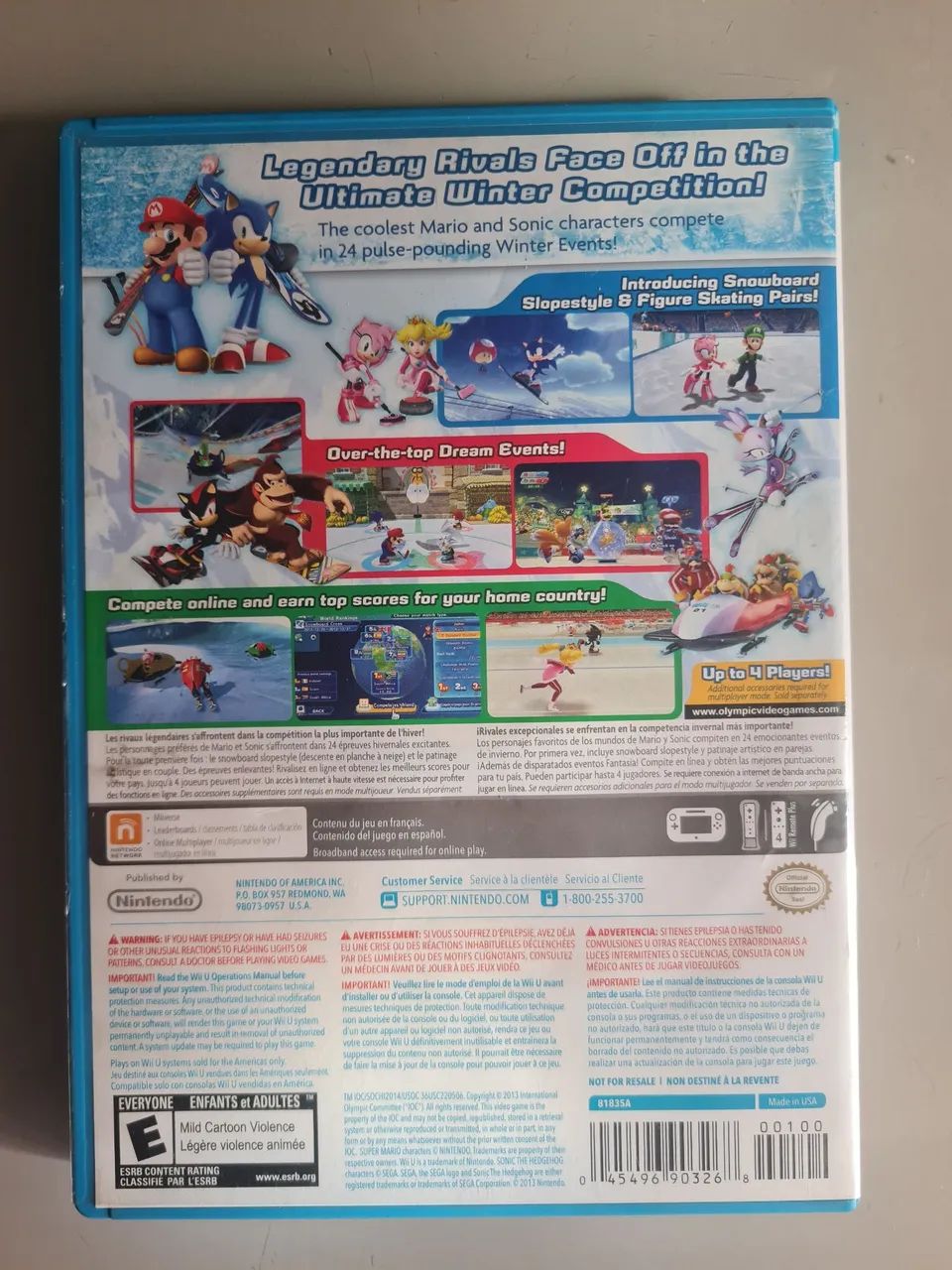 Vendo Jogo Mario e Sonic Olympic 2014 wii u - Foto 2