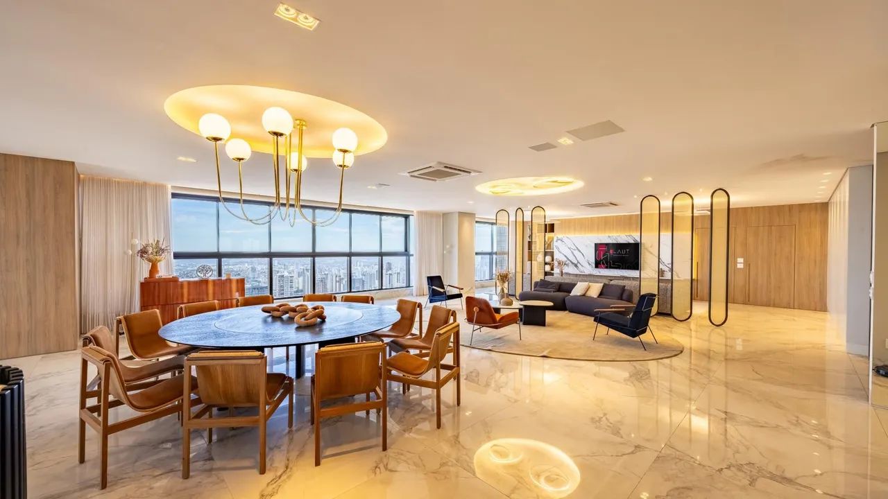 Apartamento mobiliado no Kingdom Park com 482 m² e 4 suítes