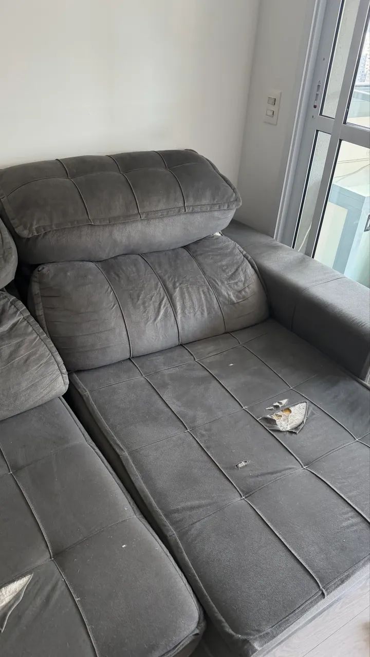 Sofá 4 lugares para doação  - Foto 3