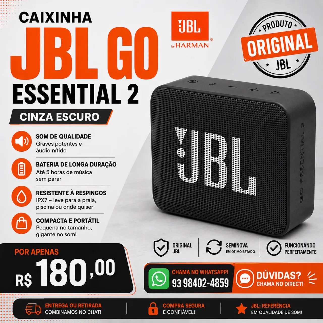 Caixinha jbl original 