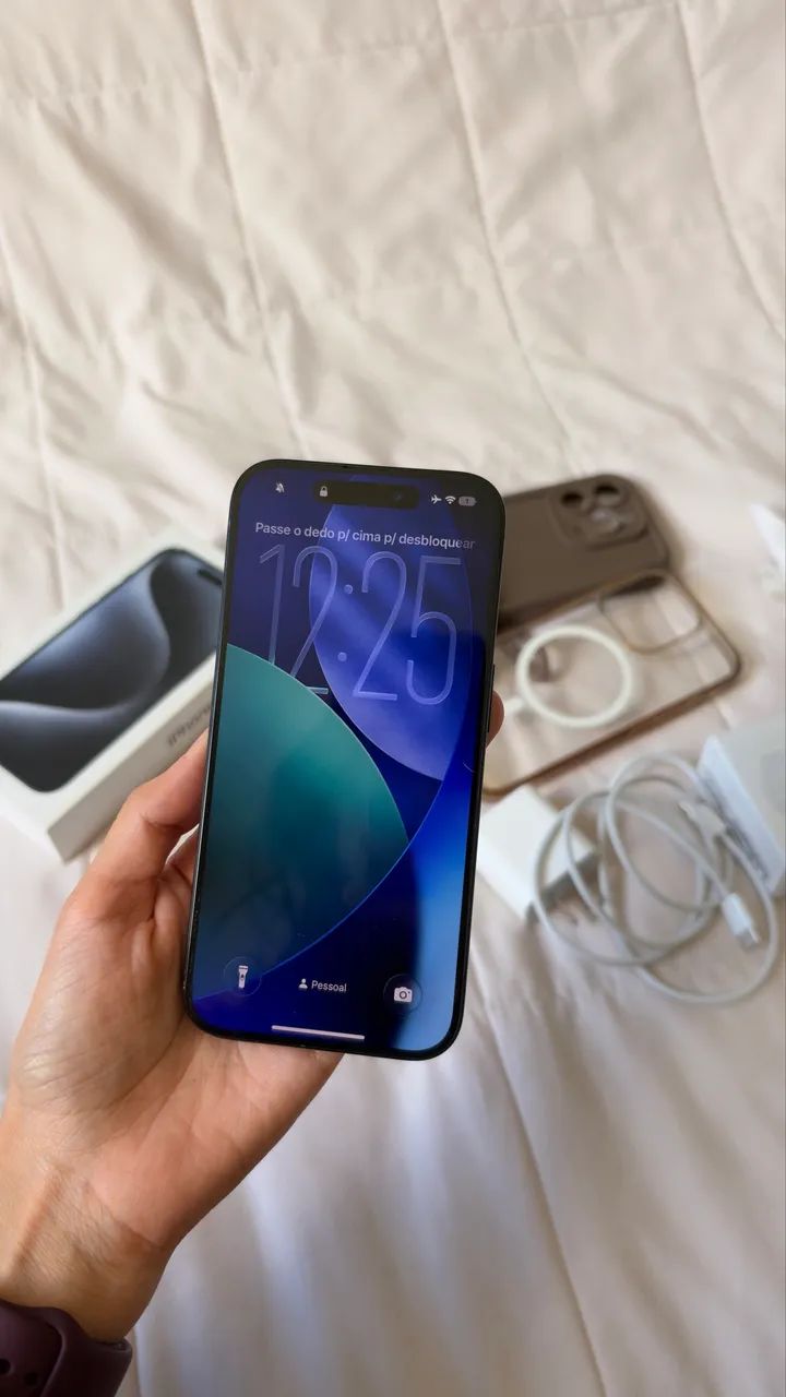 iPhone 15 Pro - Blue Titanium - 256gb - Foto 5