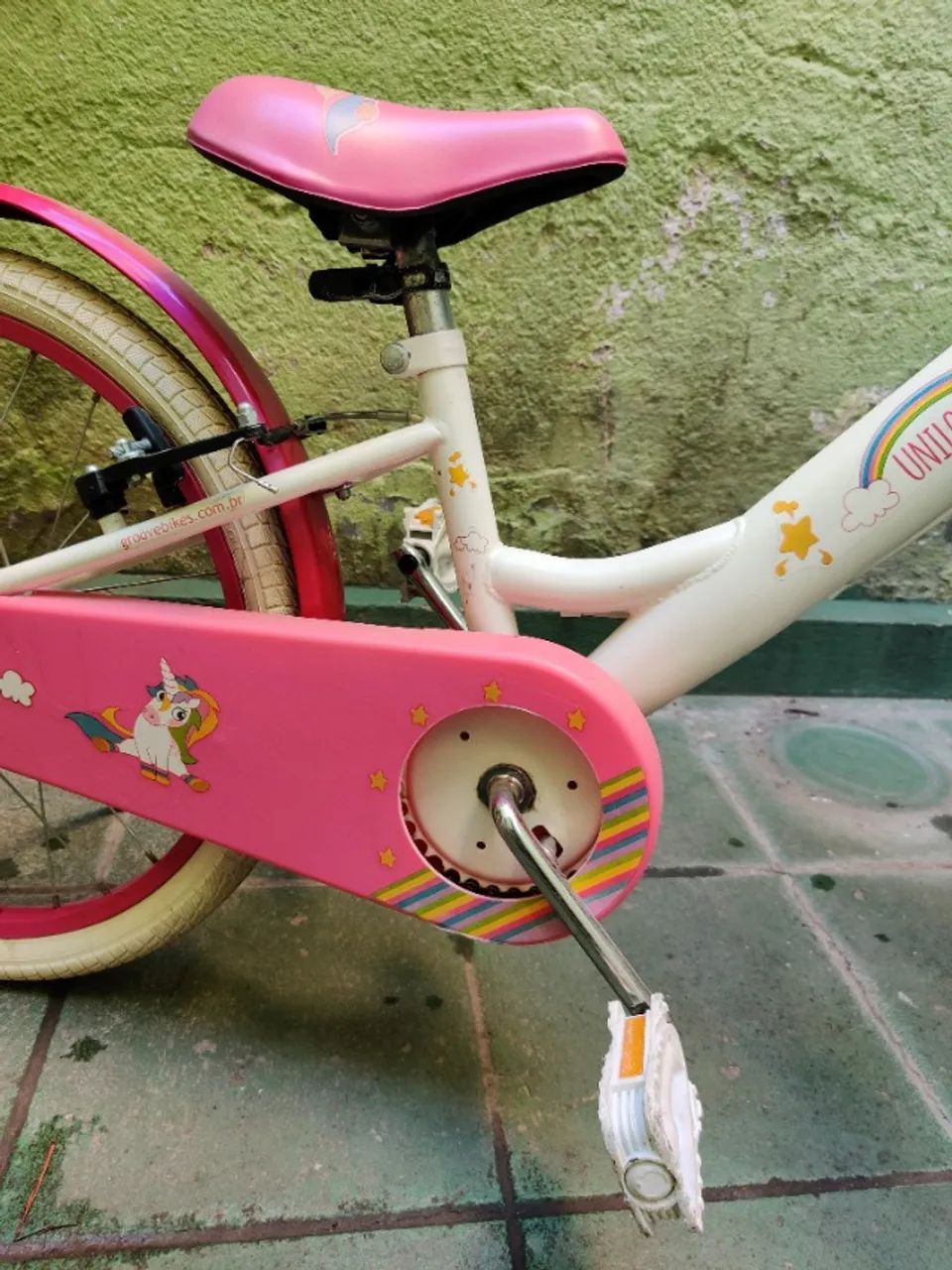 Bicicleta Infantil Groove Unilover Aro 20 Usada - Foto 4