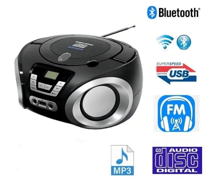 MegaStar boombox portátil caixa de som