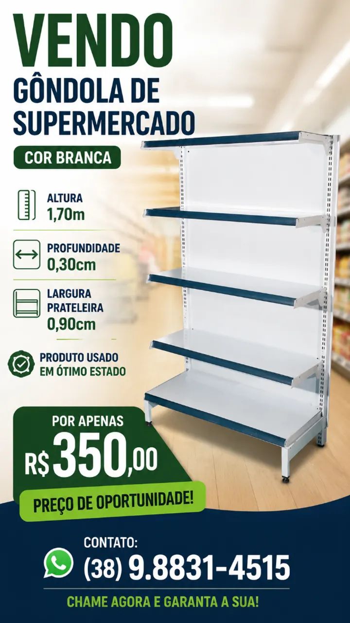 Gôndola/Prateleira de supermercado.