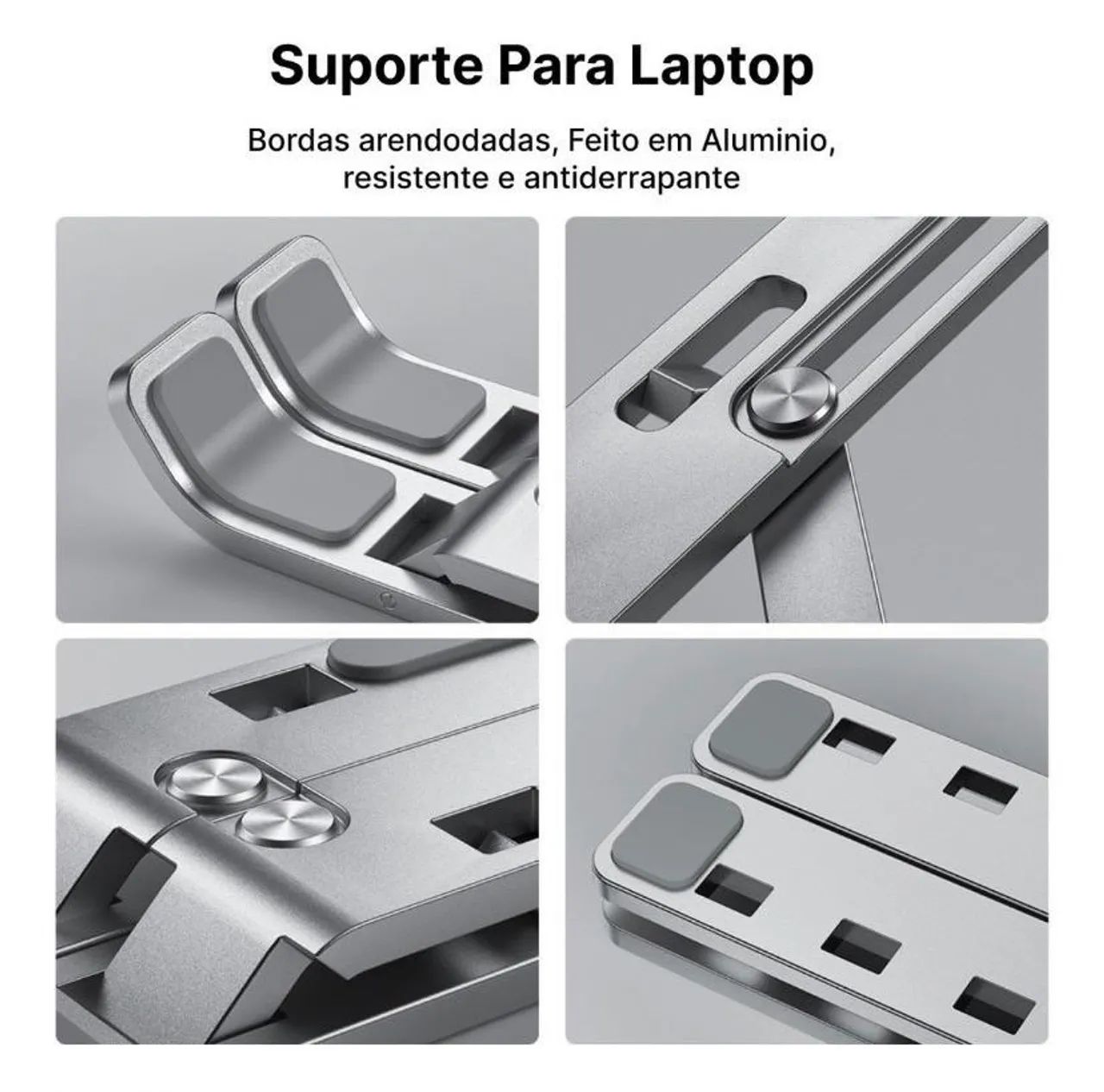 Suporte De Alumínio Para Notebook - Produto Novo - Foto 3