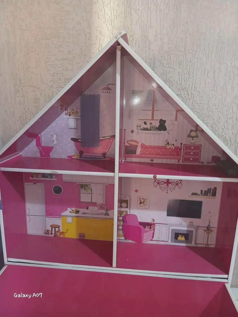 Cama Casinha Infantil Rosa Usada - Conservada - Foto 3