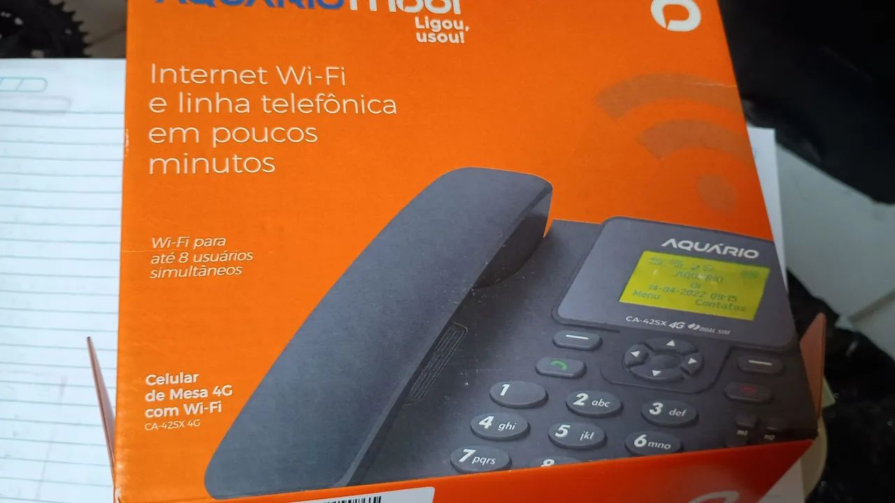 TELEFONE DE MESA AQUÁRIO 