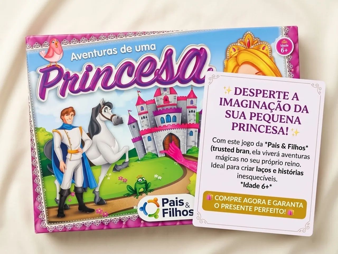 Jogo de Tabuleiro Princesas - Foto 3