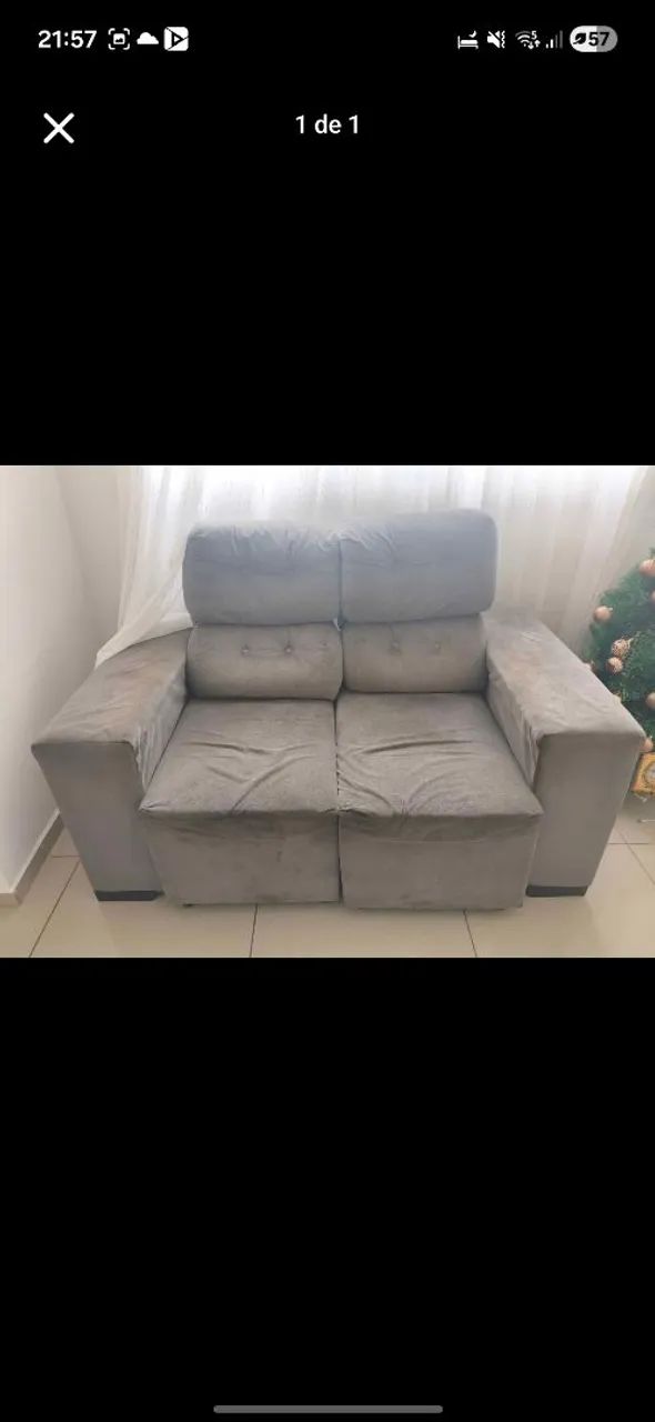 2-Seat Retractable and Reclining Sofa418478681249566720