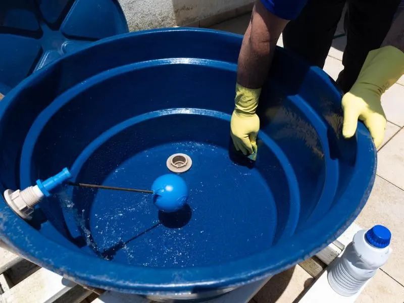 MANUTENÇÃO E LAVAGEM DE CAIXA D'ÁGUA 