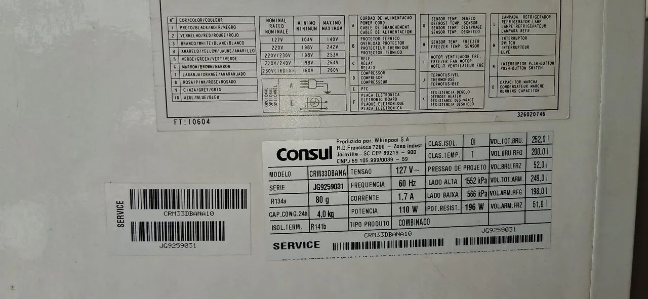Cônsul dúplex frostefree 252ltrs  - Foto 3