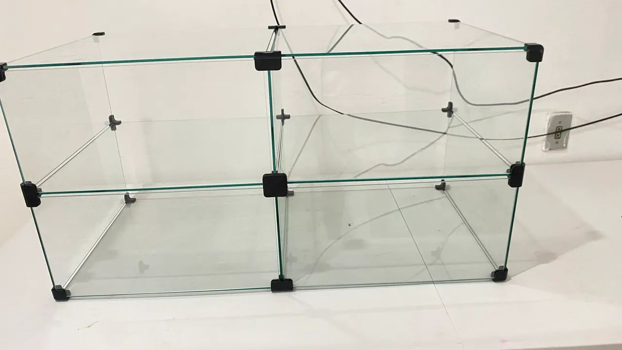 Vitrine de vidro temperado 