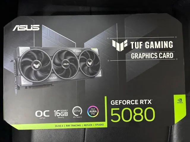 Asus Tuf RTX 5080 - Nova lacrada