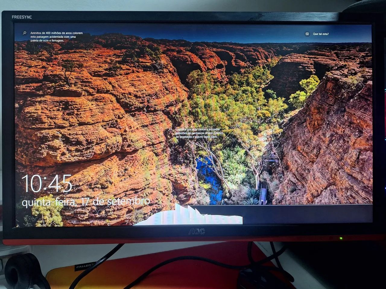 Monitor AOC 24 polegadas DANIFICADO - Foto 3
