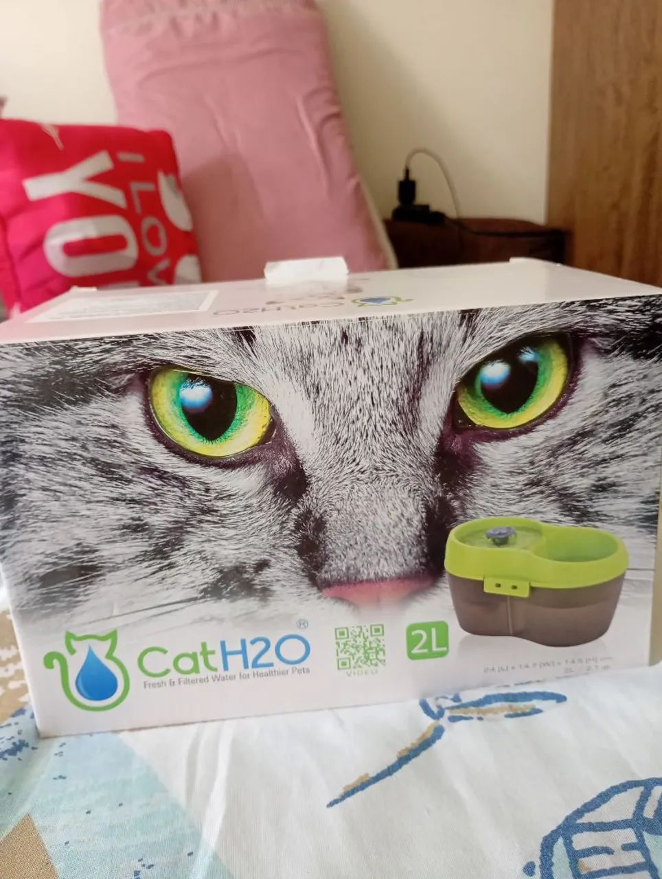 Bebedouro elétrico para gatos 