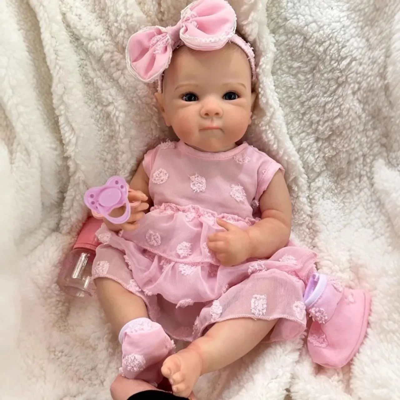 Boneca bebê Reborn menina  - Foto 3