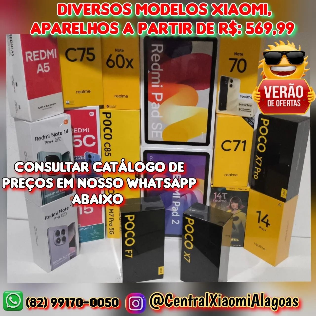 Xiaomi REDMI NOTE 15, NOTE 15 PRO E DIVERSOS MODELOS DISPONÍVEIS 
