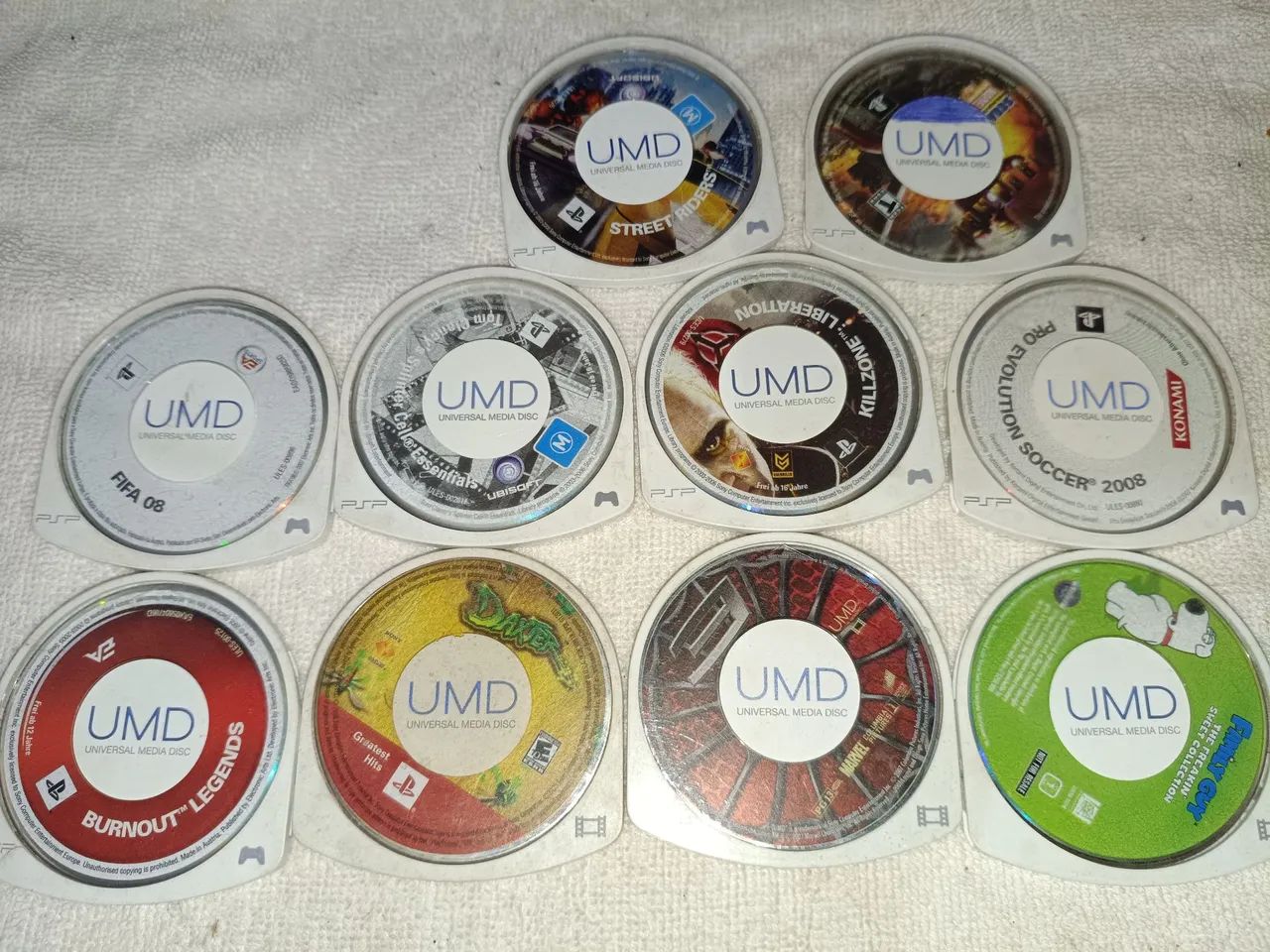 Jogos pra PSP (50 cada)