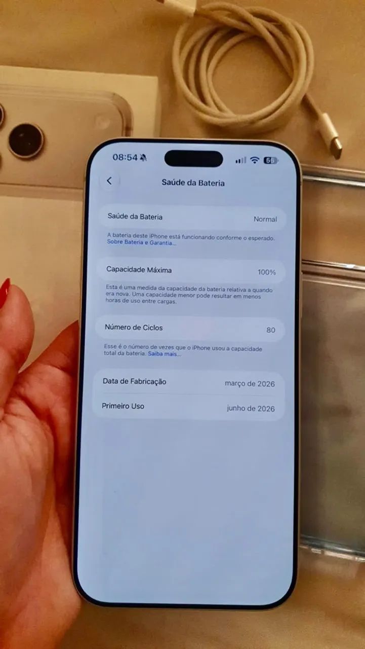 iphone 17 pro max novo na garantia  - Foto 4