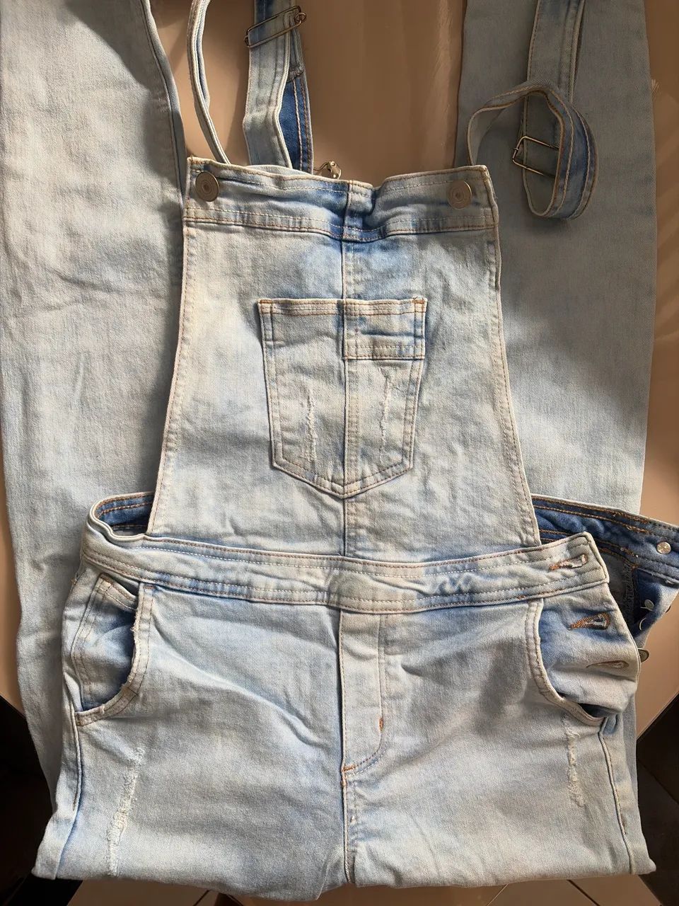 Jardineira Jeans C&A [NOVO n38]
