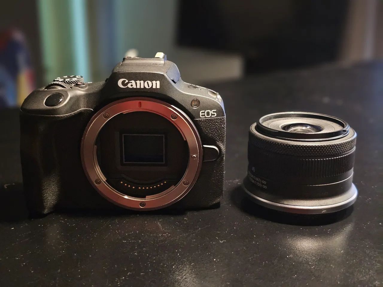 Canon R100 com lente e caixa  - Foto 4