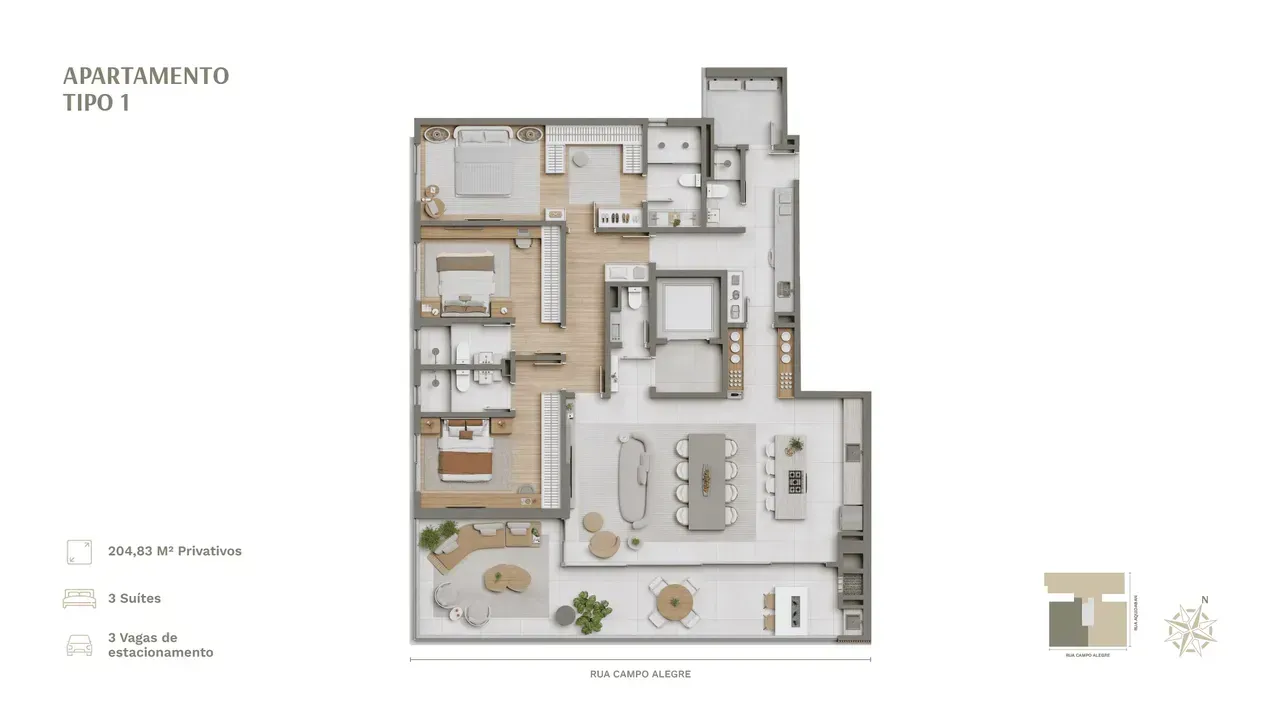 PLANTA 204m²