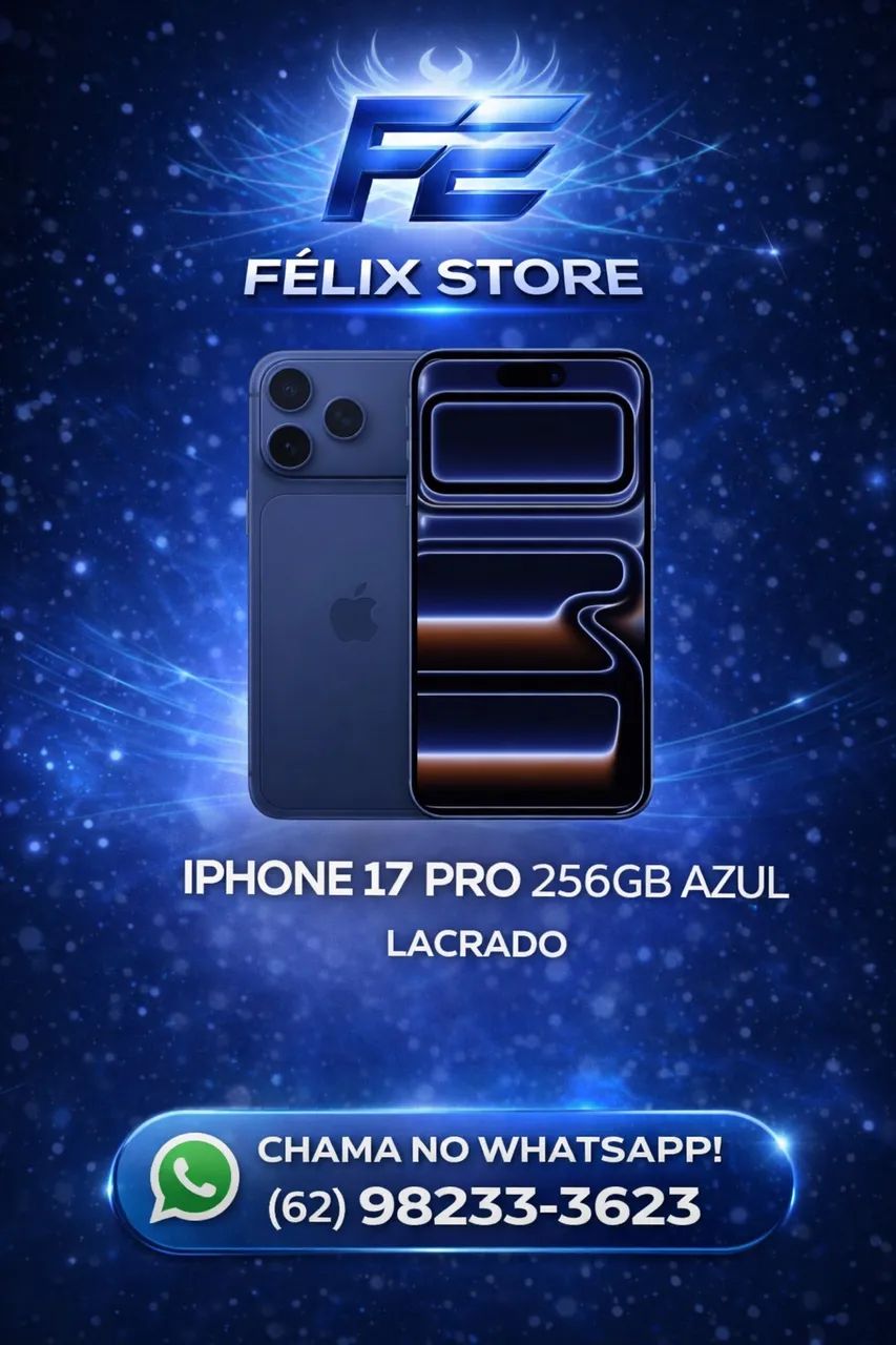 Apple IPhone 17 Pro azul 256GB lacrado 