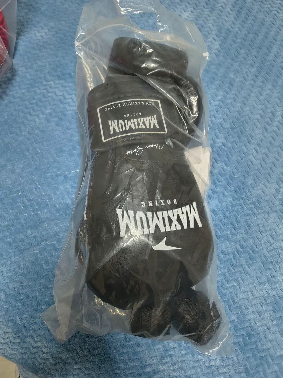 Luvas de Boxe Maximum + Bandagens e Saco de Pancada - Foto 2