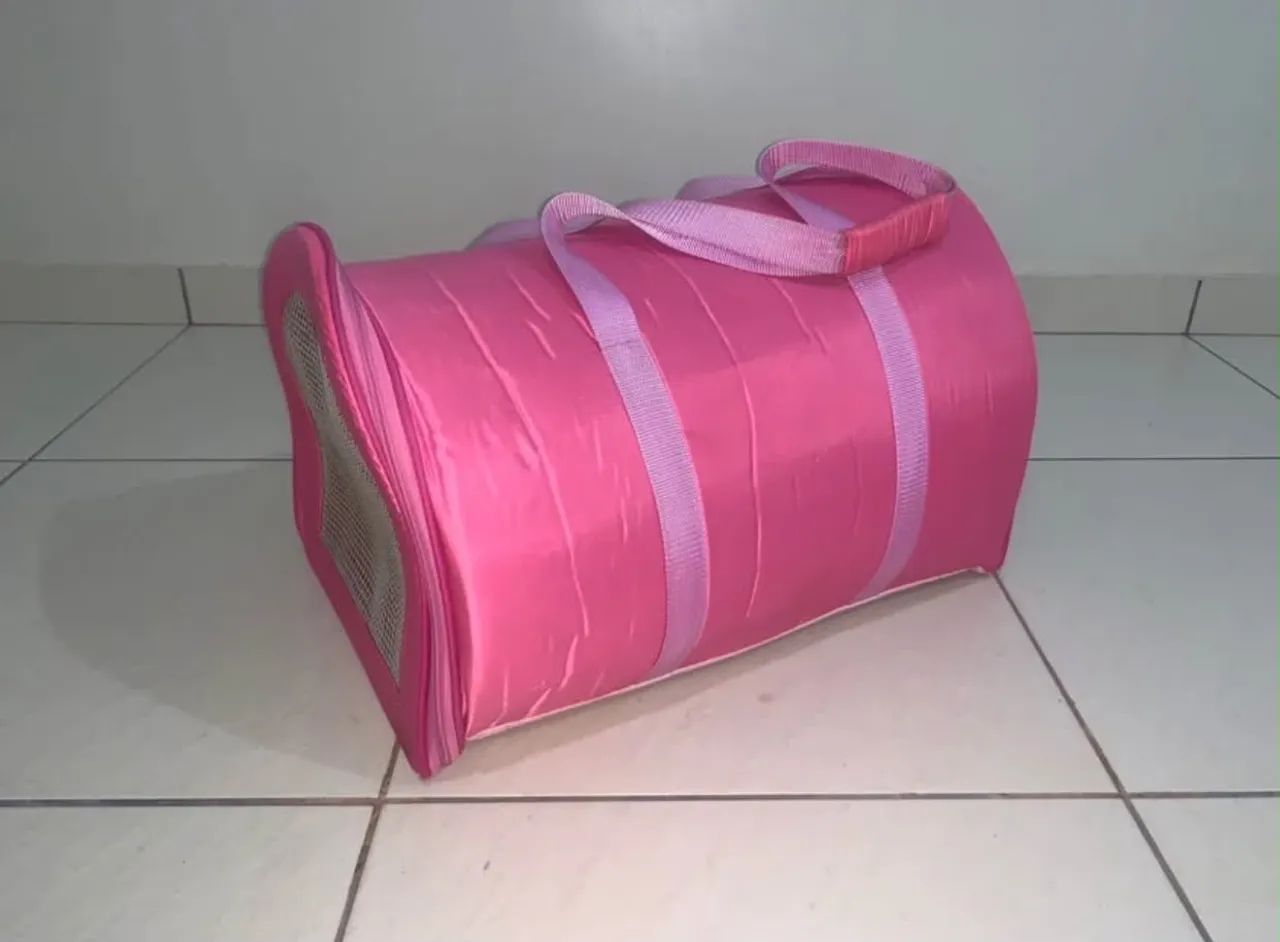 Bolsa de Transporte da cor Rosa - Foto 2