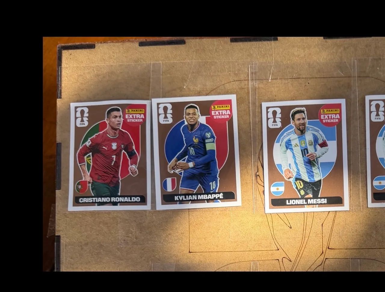 Trio de Craques Bronze (Messi, Mbappe, CR7)