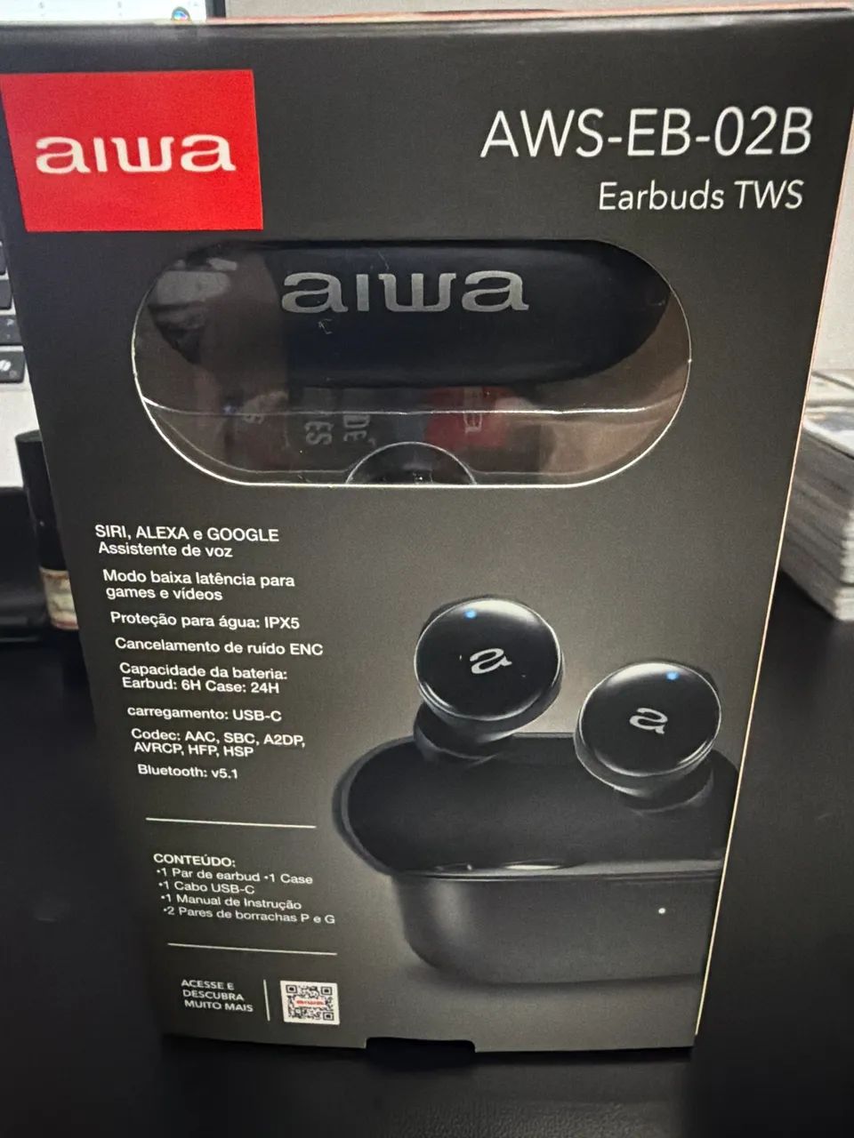 Fone de ouvido Aiwa - Foto 2