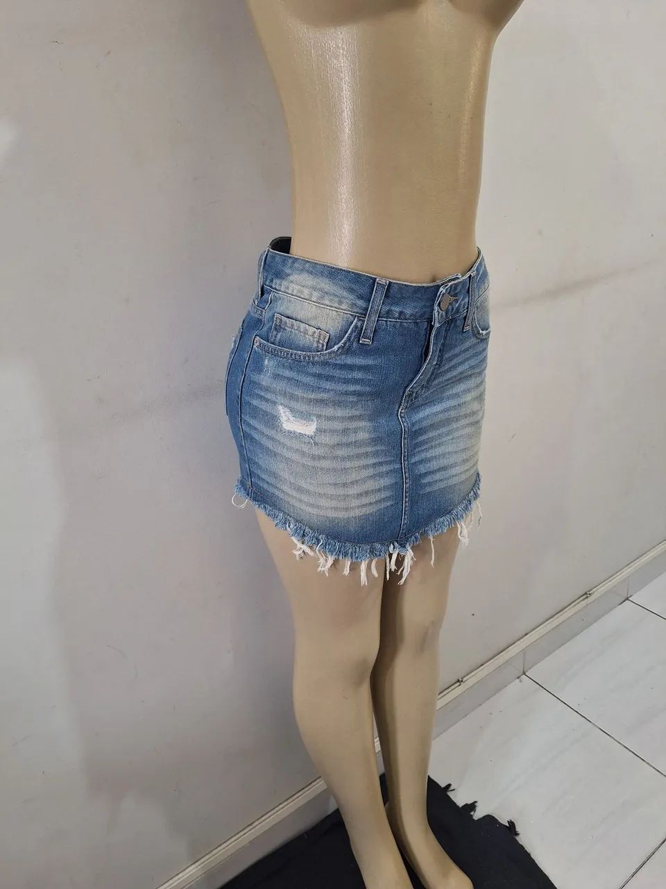 Saia jeans feminino guess - Foto 2