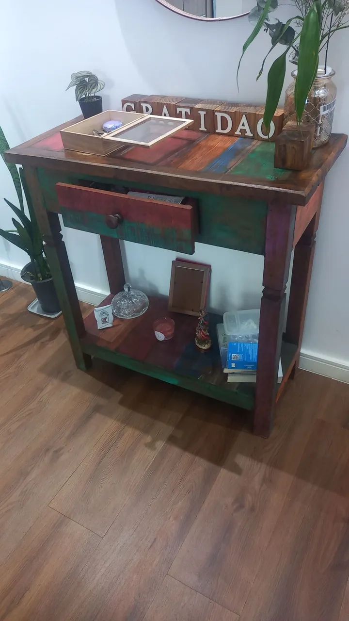 Conjunto de sala de jantar (madeira de ótima qualidade) - Foto 5