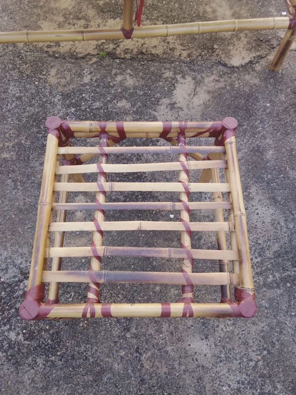 Conjunto de cadeiras de bambu - Foto 3